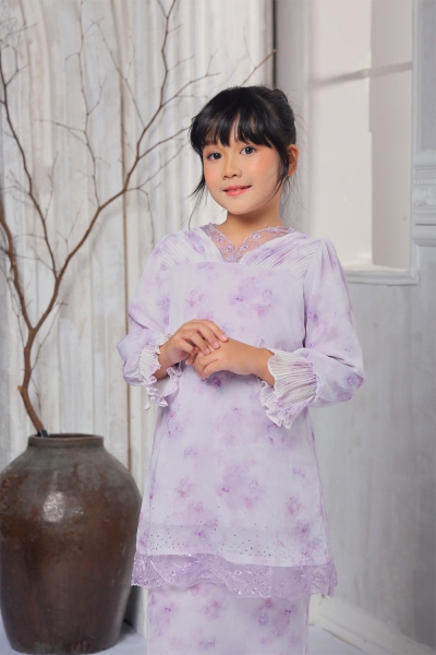 Kurung Dahlia Kids - Purple